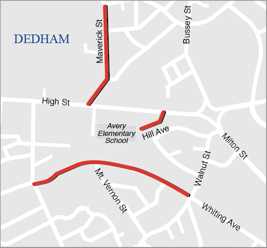 DEDHAM: IMPROVEMENTS AT AVERY ELEMENTARY (SRTS)